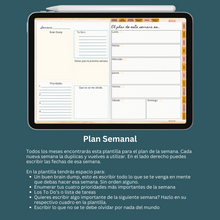 Load image into Gallery viewer, Agenda Digital Sin Fechas | Inicia Domingo y Lunes | 5 Portadas distintas | 200 Stickers | Manual de Instrucciones
