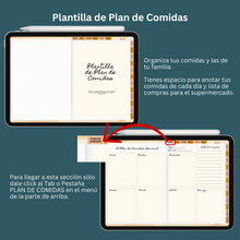 Load image into Gallery viewer, Agenda Digital Sin Fechas | Inicia Domingo y Lunes | 5 Portadas distintas | 200 Stickers | Manual de Instrucciones
