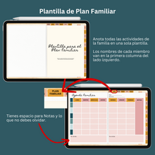 Load image into Gallery viewer, Agenda Digital Sin Fechas | Inicia Domingo y Lunes | 5 Portadas distintas | 200 Stickers | Manual de Instrucciones
